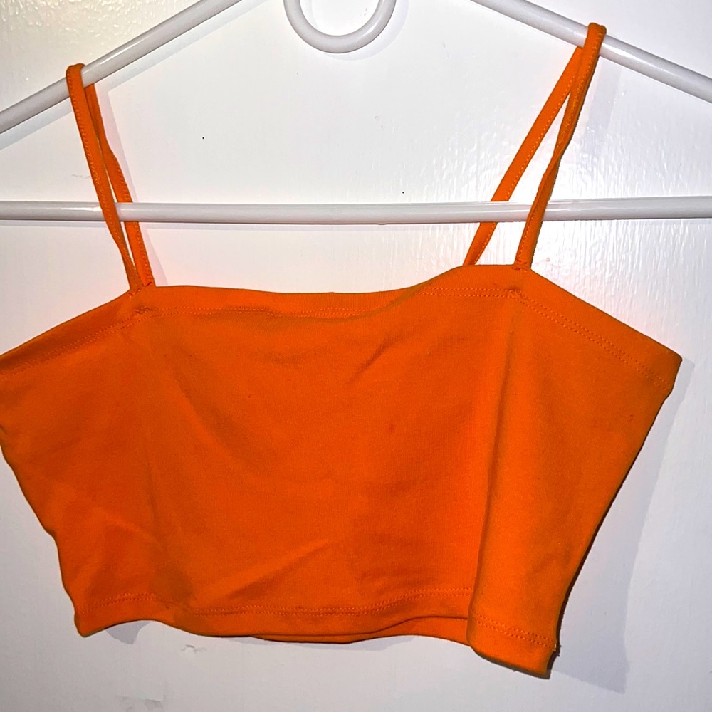 Orange Crop Top